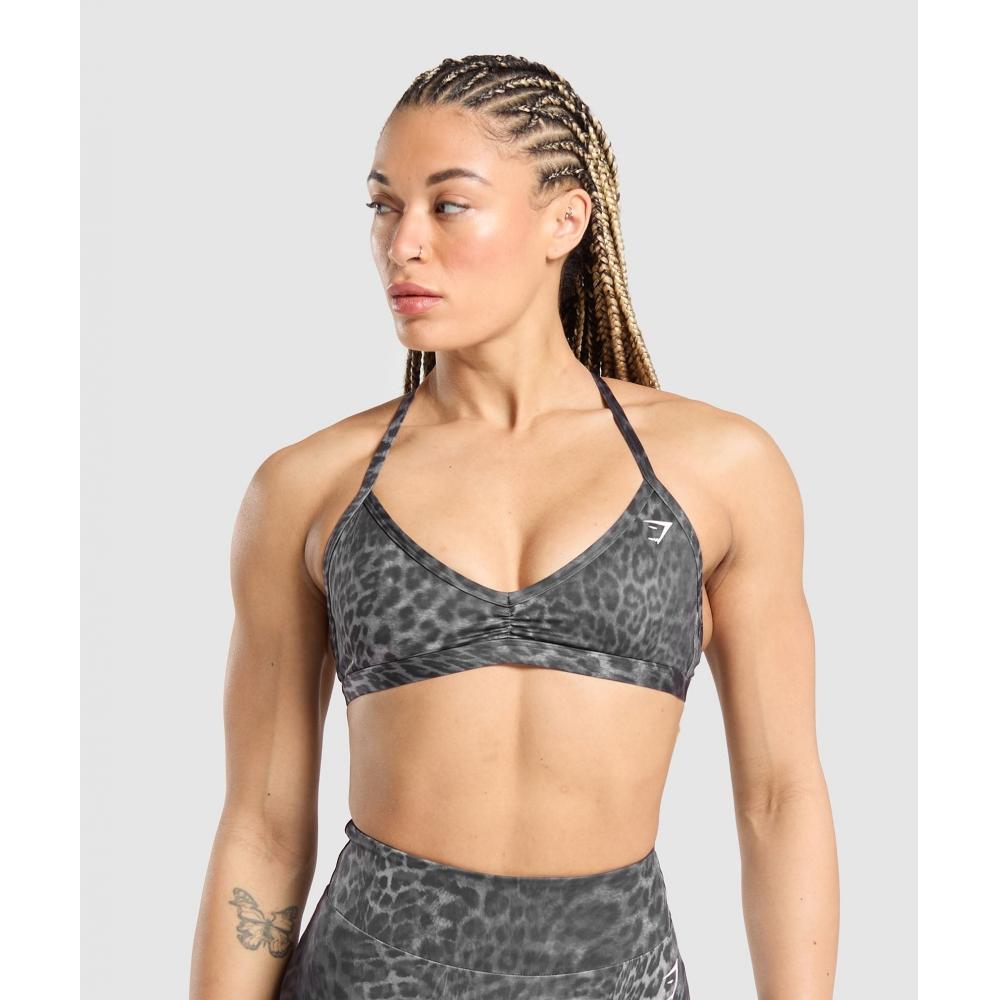 

GYMSHARK GS Power Minimal Sports Bra Dark Grey B8A4M GCK3