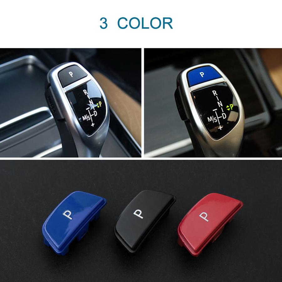 Car Gear Shift Lever Auto P Parking Button Cap Cover For BMW 3 5 7 X3 X4 X5 X6 Series E90 F30 F10 F01 F25 F26 E70 F15 F16