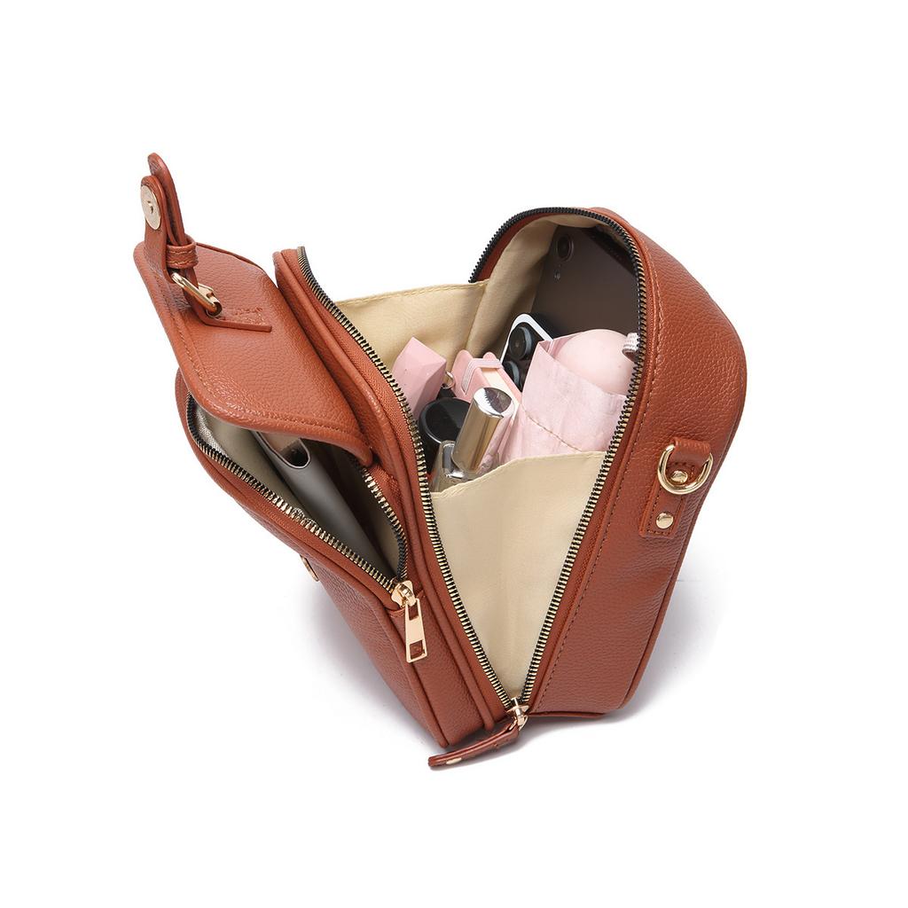 Unisex torba kurierska Casualowa torba na ramię Crossbody Lekka torba na telefon do codziennego użytku na zewnątrz Wszechstronna mała torba z gniazdami na karty RFID