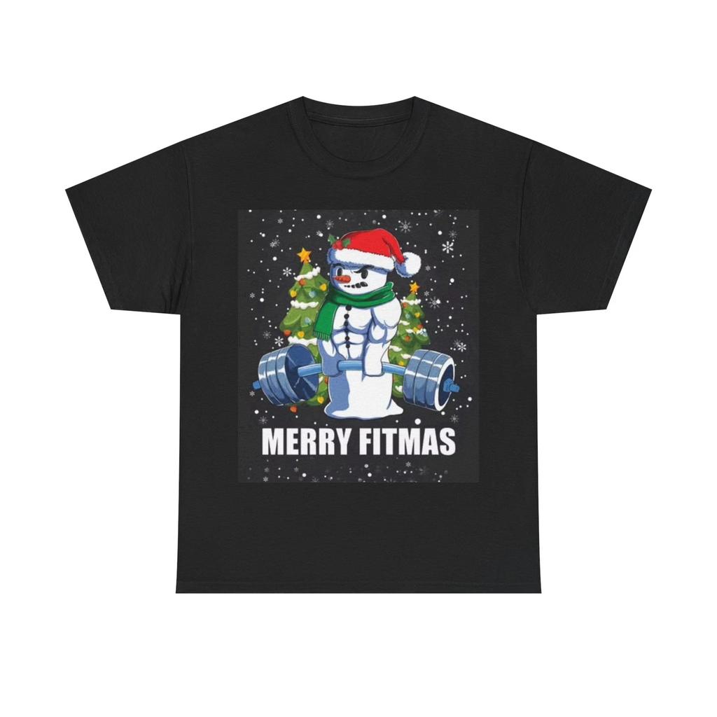 Men's and Women's T-shirts Merry Fitmas