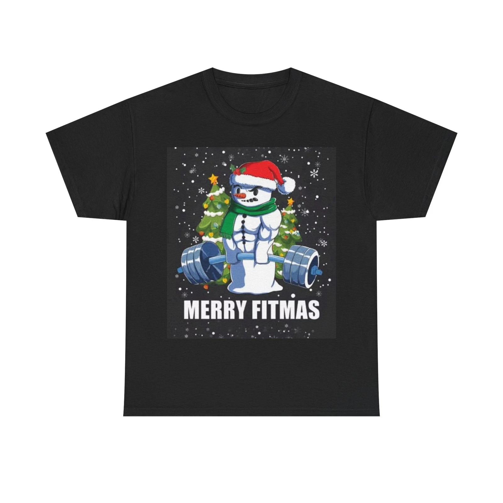 Men s and Women s T-shirts Merry Fitmas XS