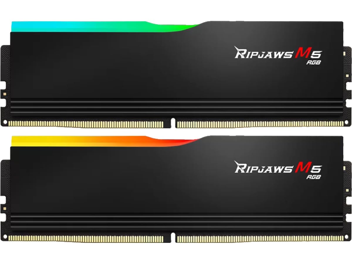 

DDR5 Memory 64GBKit x 2 OVERCLOCK WORKS purchase limited bonus sticker included Ripjaws M5 RGB G.Skill DDR5-6400 (32GB discs) F5-6400J3239G32GX2-RM5RK