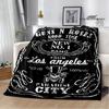 Guns n'roses band retro printed blankets Flannel Warm Blanket Soft Comfort Blanket Home Travel Blankets Bedding birthday gift