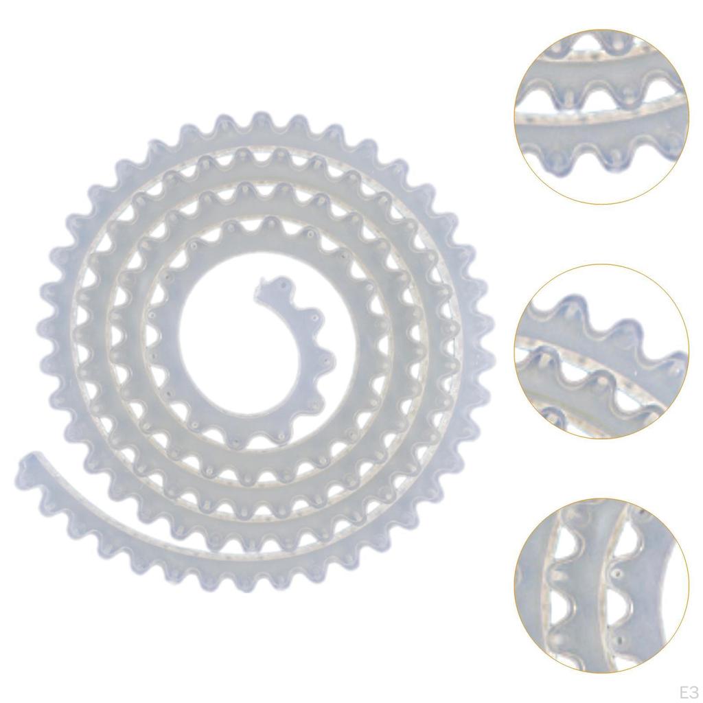 Profiling Strip for Woodworking, Reliable Curve Template, Contour Guide with Gear Drive,