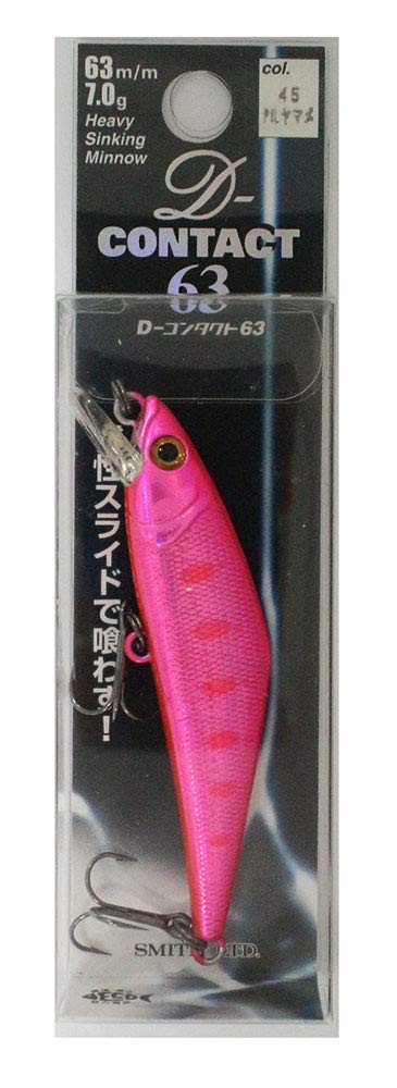 

SMITH LTD 45 Pink Laser Yamame D-Contact Lure, 63mm, No.