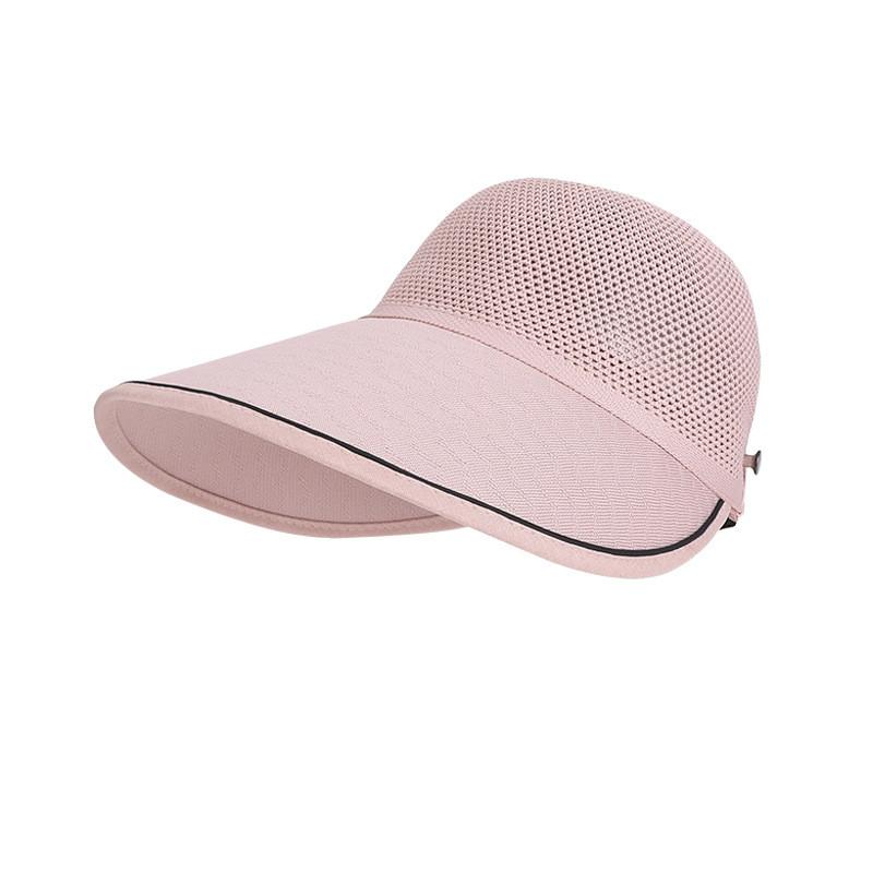 Summer Breathable Sun Hat With Wide Brim For Outdoor Travel And Face Sun Protection