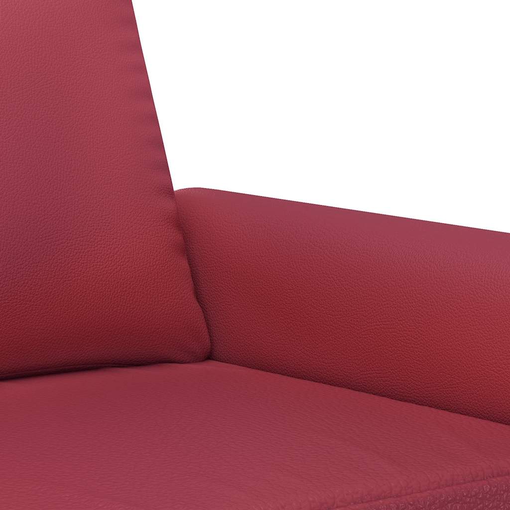 Armchair Burgundy 60 cm Faux Leather