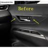 Car Inner Door Handle Bowl Frame Decoration Cover Trim Stainless Steel Accessories Interior Fit For Toyota Harrier  -