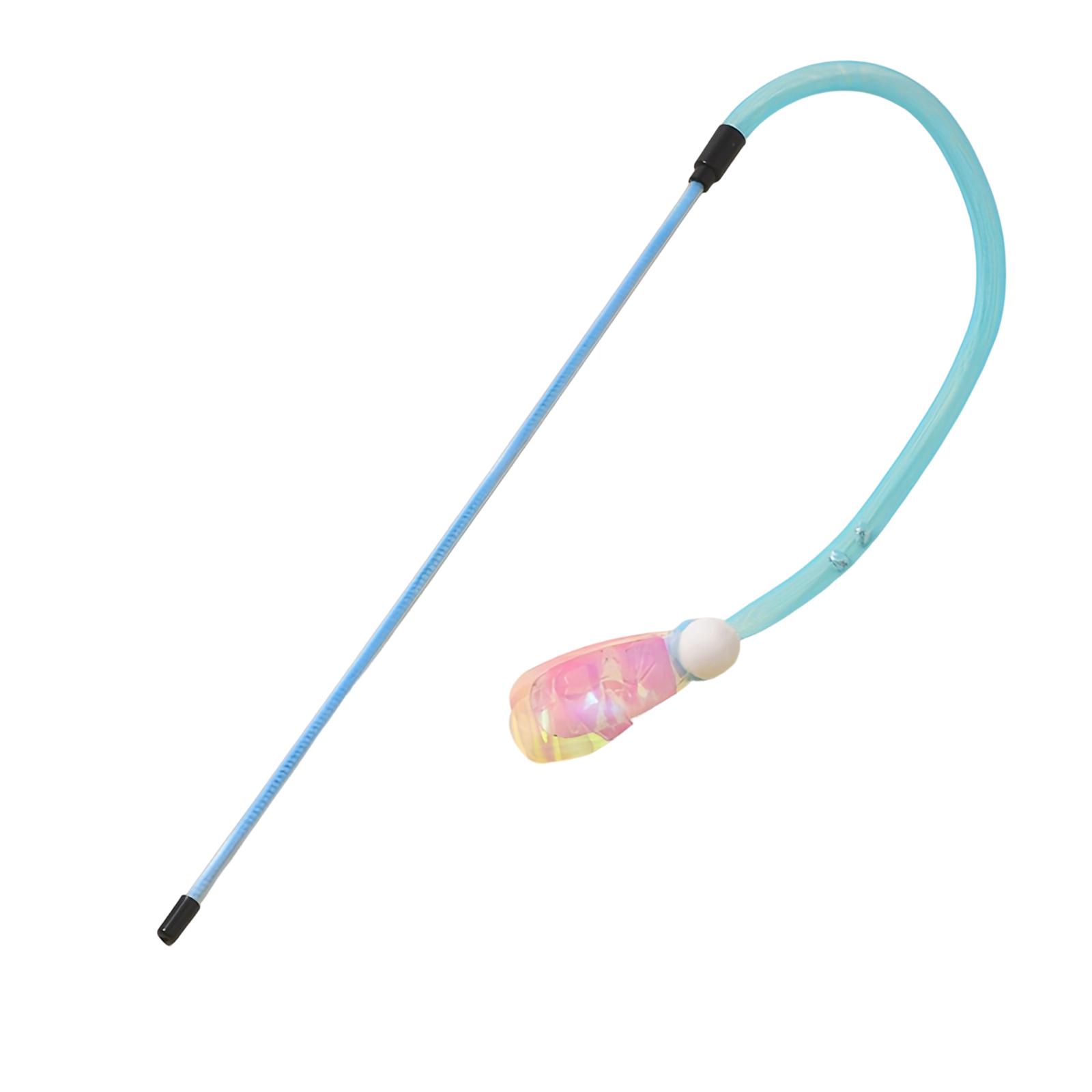 

Interactive Toys, Wand Toy Silicone Tail Teaser Wand, Hunting Exercise Stress Relief String Wands Toy S Accessories For Indoor Kittens A One Size