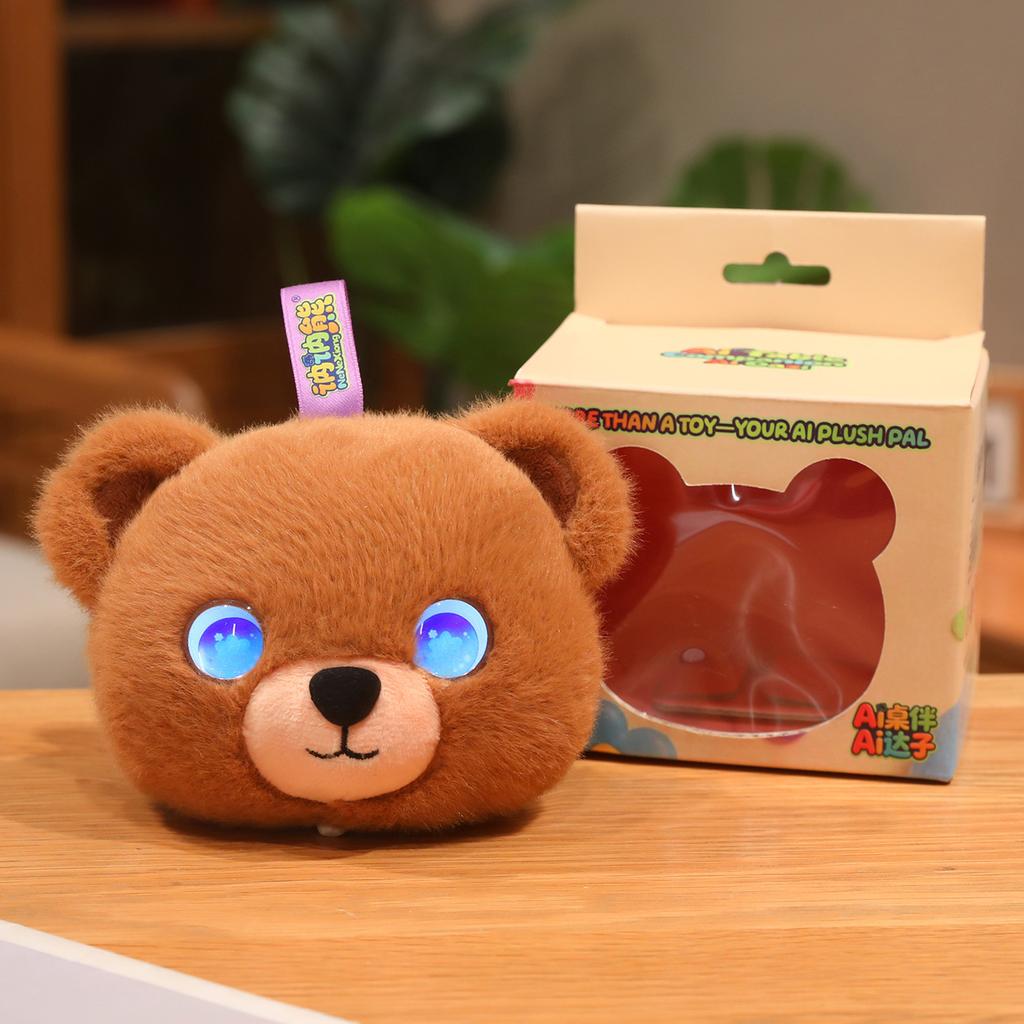 Ai Chatting Early Education  Toy Rabbit Round Smart Ai Desk Companion Gift 66 Internationally  Languages For Friends Classmates