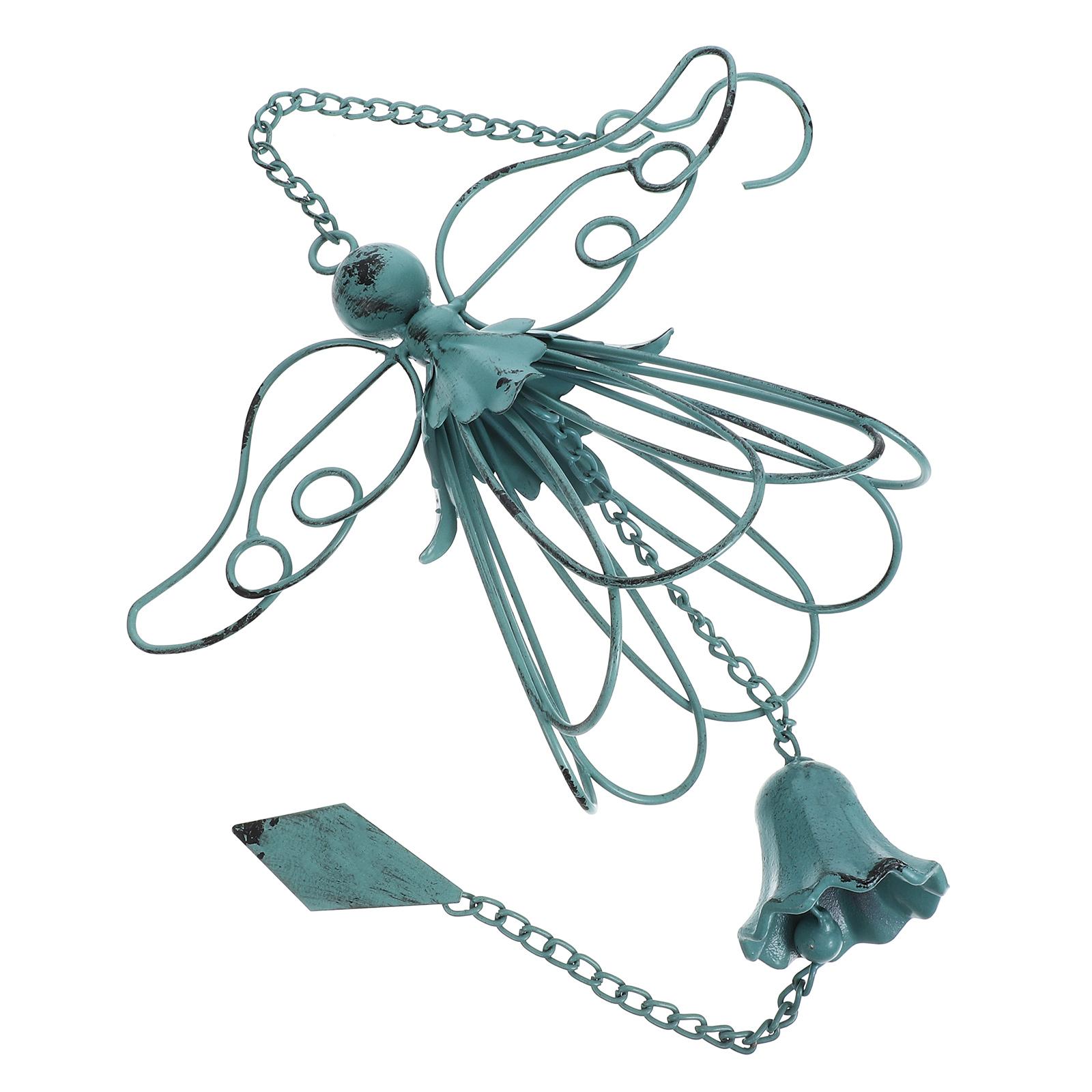 Vintage Wind Chime yard Chimes Bell For Door Opening Gardens Angels Hanging Pendants Rustic Iron Wind Chimes
