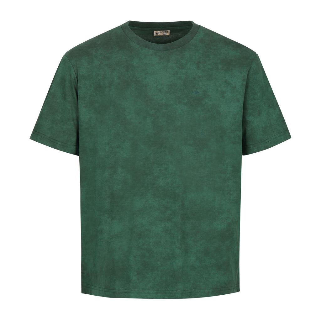 FERRAROMILANO Cool Touch Pigment Round T-Shirt Green (Am0Gttr25122)