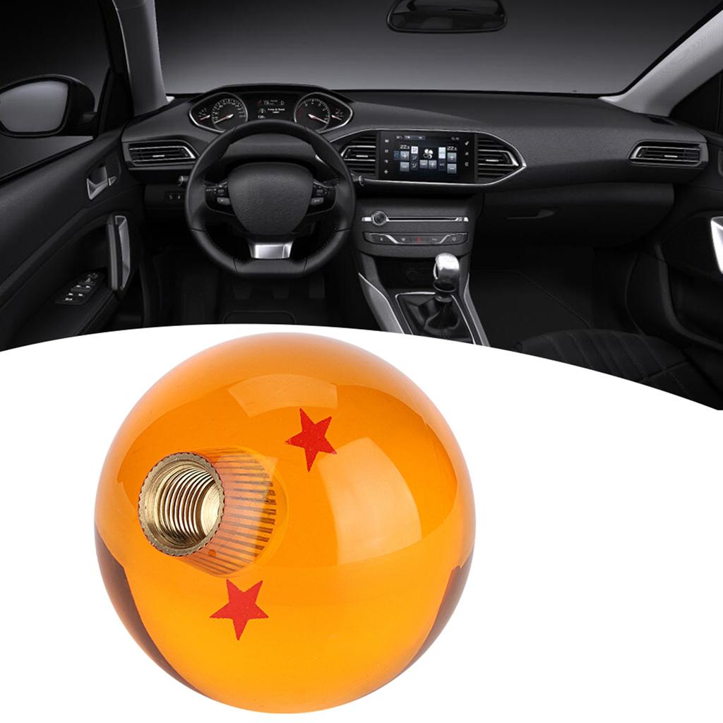 Universal Personalized Car Gear Shift Knob Shifter Lever Head Orange