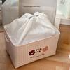 Washable Canvas Storage Basket for Clothes and Toys