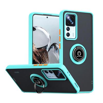 KEYSION Custodia opaca di moda per Xiaomi 12T Pro 5G 11T Pro Custodia trasparente antiurto per telefono Cover posteriore per Redmi K50 Ultra