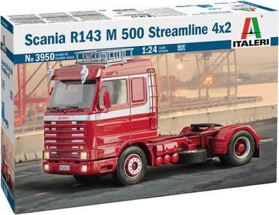 Italeri Scara Scania R143 M500 Streamline 4x2 Kit Model Plastic IT3950 1/24