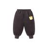 Minibala [True Fleece] Unisex Kids Baby Water-Repellent Down Pants Winter Cotton Corduroy Cute Trousers