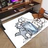 Simon's cat Polyester Carpet, Soft Indoor Mat for Office Chair, Living Room, Computer Desk - Decorative Home Office Rug Design