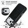 Leather Case for For IPhone 16 Pro Max 17 Air 16e 15 Plus 14 13 Mini 12 11 7 8 Xs Xr SE 3 Double Buckle Flip Card Holder Wallet