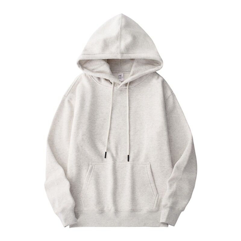 Retro Heavyweight Sweatshirt for Men, Autumn and Winter Style, Fleece-Lined, Thickened, Hooded Pullover, Export Quality, Warm Trendy Brand Jacket