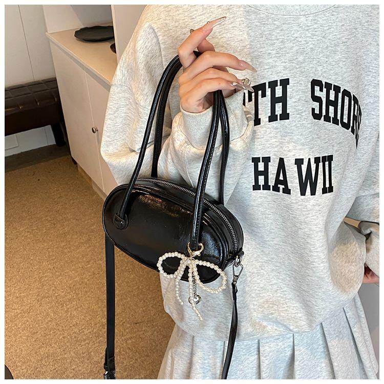 

Сумка-мессенджер High Street Red для женщин, винтажная кожаная ручка, повседневные сумки через плечо, женские универсальные сумки, кошельки