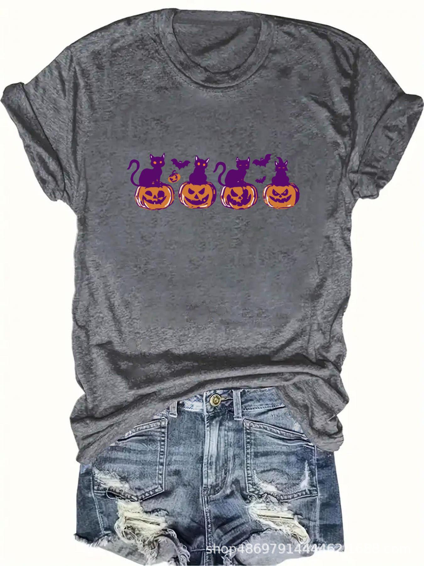 

Women s Fashion Round Neck T-Shirt XXL темно-серого