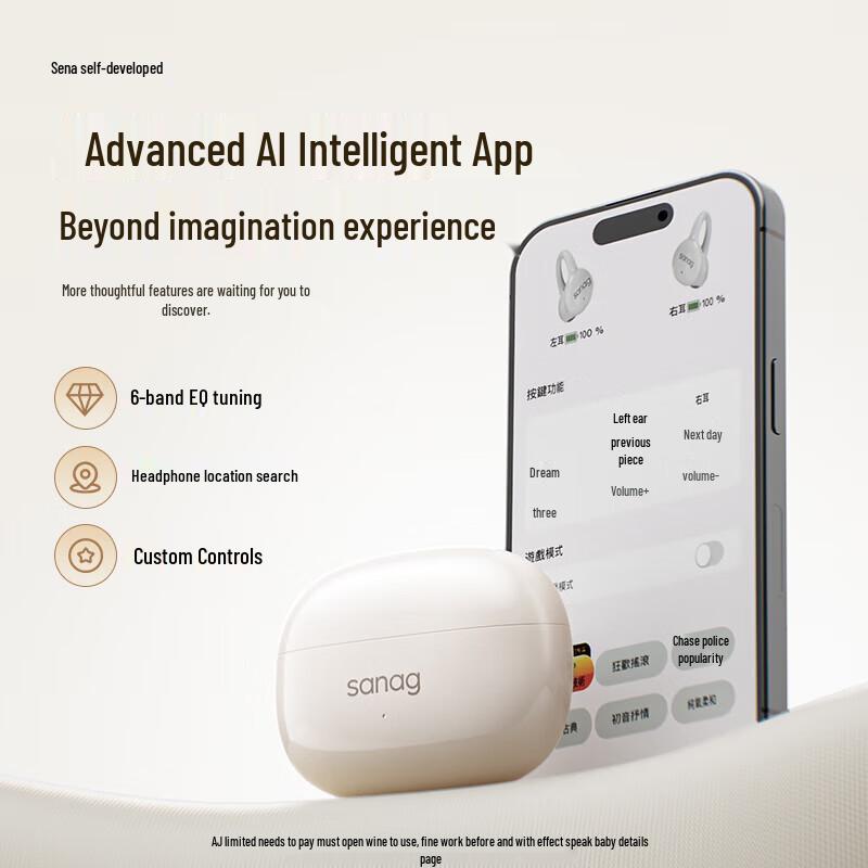 Saina Z60S Open-Ear Clip True Wireless Earbuds