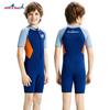 Kids 2.5mm Short Sleeve Wetsuit Snorkeling Surfing Swimming Warm Protection Boys Dive Suit