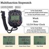 10/30/100 laps segment memory with digital large screen suitable for stopwatch sports competition timer countdown water meter, stopwatch professional 