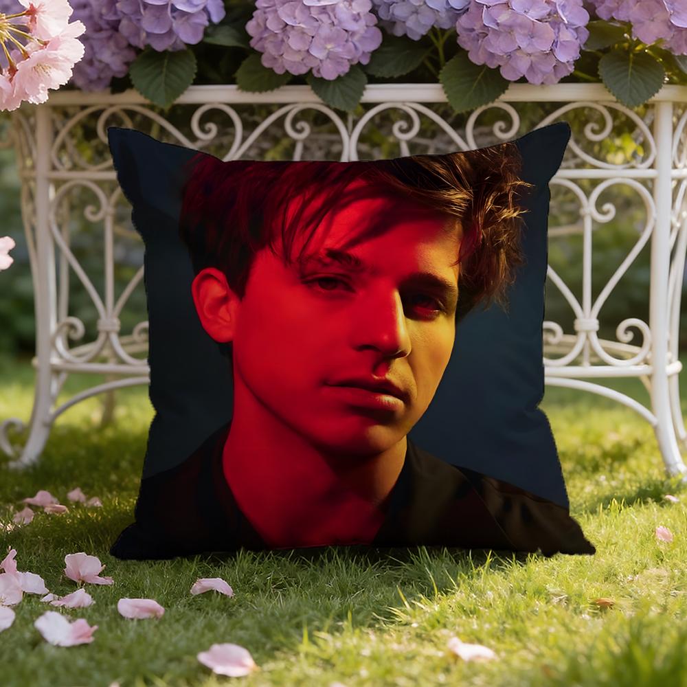 Singer C-Charlie Puth Cushion Cover Home & Car Dual-Scene Pillow Cover: Reversible for Premium Comfort