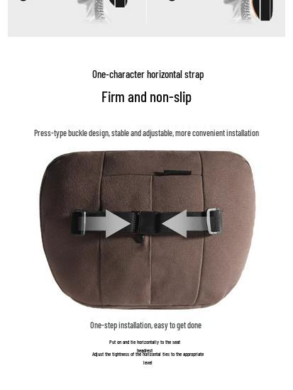 Alcantara Breathable Car Neck Pillow for Mercedes-Maybach S-Class Headrests