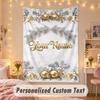 Wall Hanging TapestryChristmas Custom Name Print Art For Indoor Home Room Decoration Holiday Gift