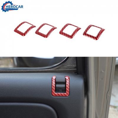 4Pcs Door Lock Pin Frame Decor Bezel Trim Cover For Chevy Tahoe Suburban 2007-13