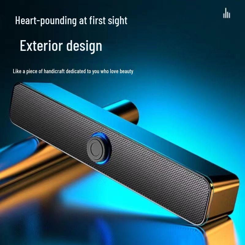 Wired USB-Powered Multimedia Desktop Speakers with Subwoofer