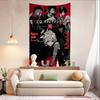 Anime Bungo Stray Dogs Cartoon Tapestry Home Decoration Hippie Bohemian Decoration Divination Home Decor