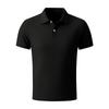Men's Summer Jacquard Polo Shirt Short Sleeve Business Casual Collared Top Lightweight Breathable Fabric Comfortable Fit
