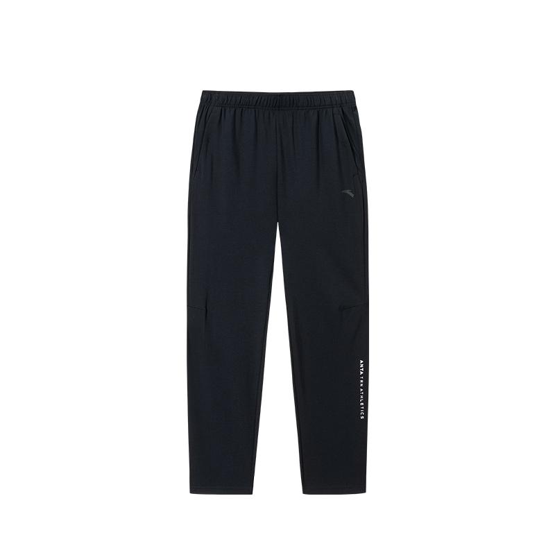 

Anta Breathable Versatile Straight Leg Knitted Sports Pants Men bottoms Basic-Black 152527306-1 L