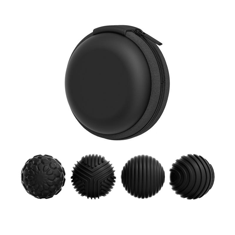 Silicone Sensory Fidget Stress Balls 4 Pack – Quiet Anxiety Relief Fidget Toy For ADHD, Autism, Adults Teens Office & Classroom