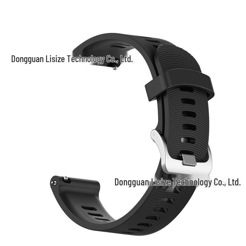 LisiZe Silicone Watch Band Compatible with Garmin Forerunner 245/645, 20MM Official Style