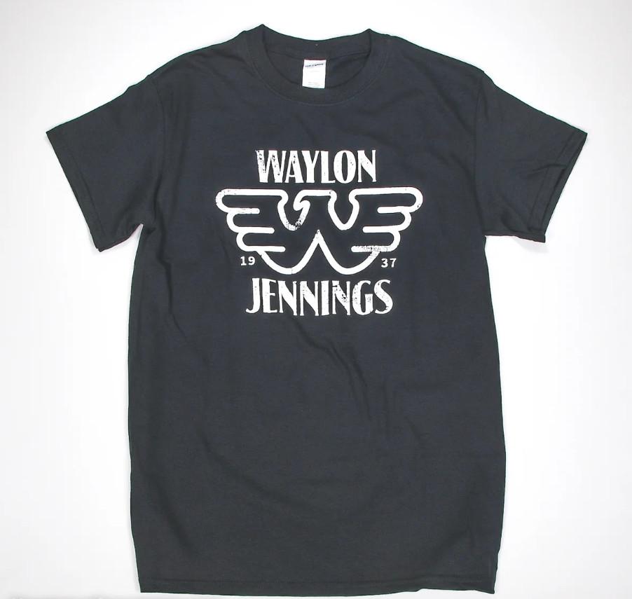 Waylon Jennings Flying T-Shirt, Waylon Jennings Reprint New Unisex T-Shirt M