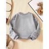 Girls' Creative Letter Pattern Fashion Casual Crew Neck Sweatshirt for Daily Party Vacation Gift