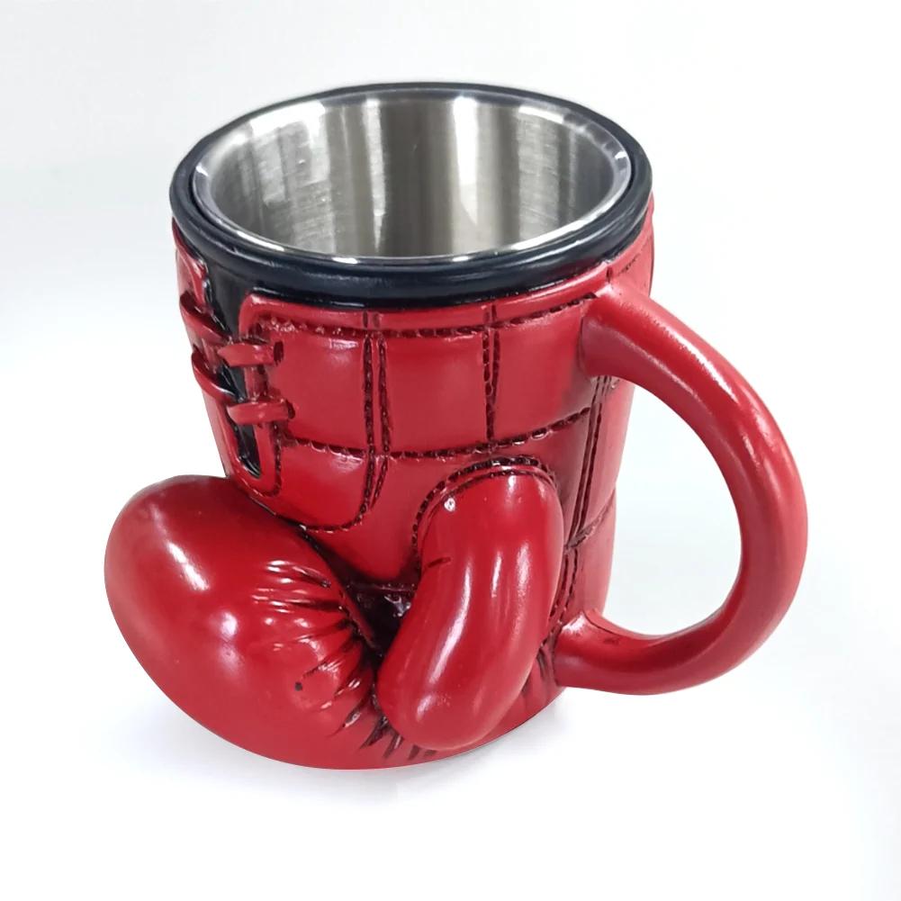 

Boxing Coffee Mug Boxing Themed Tea Cup Sports Themed Mug Gifts for Boxing Lovers 201-300ml червоний