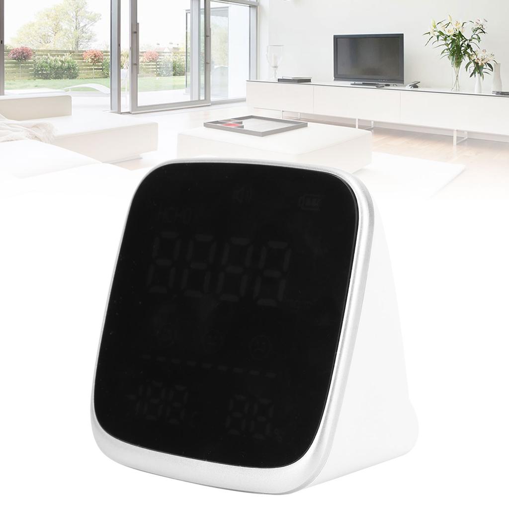 Indoor Air Quality Detector 3 In 1 Precise Sensor Digital Portable HCHO Humidity Temperature Meter for New House Rental Housing