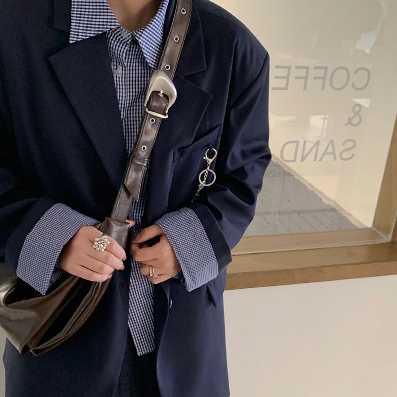 

Micocah Свободный и Запоминающийся Рабочая Одежда Новые Сумки Сумка Кроссбоди Большая Вместимость Сумка Круассан Женская Сумка Сумка-пельмень Thick Qiaoka