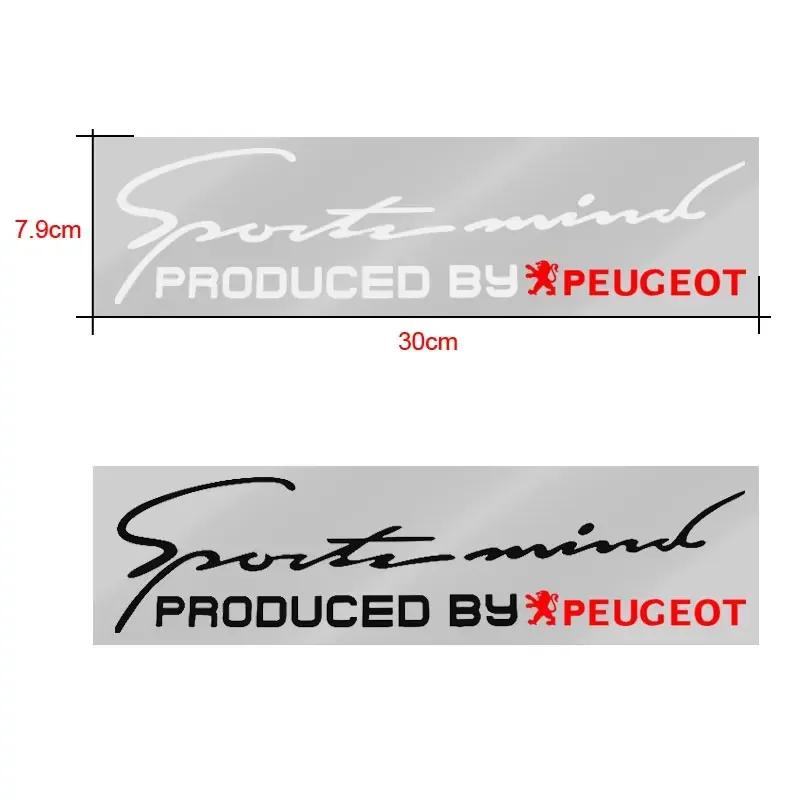 Samolepka na auto Reflexní samolepka na obočí světlometu auta Decal Pro Peugeot 206 307 308 3008 207 208 407 508 2008 107 106