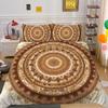 Mandala Printed Bedspreads Twin Size Microfiber Bedding Cover Cool Boy Fashion Duvet Cover Set Bedroom Decor
