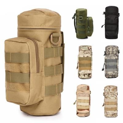 Outdoors Molle Water Bottle Pouch Tactical Gear Kettle Waist Shoulder Bag for Army Fans Climbing Camping Hiking Bags