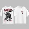 Japanese Anime Berserk Dragonslayer Tshirt Unisex And Unisex Cotton Summer Top Harajuku Style Fashion Round Neck Short Sleeved Tees