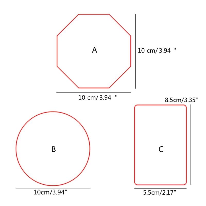 Retro Geometric Shape Quicksand Brick DIY Shake Acrylic Quicksand Blank Plate Quicksand Plate Acrylic Material Easy Use