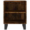 VidaXL Bedside Table Smoked Oak 40x30x50 Cm Engineered Wood 826806